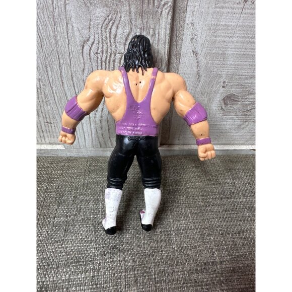 WWE Bret Hart Bendems Action Figure 1994 Titan Sports Wrestler Collectible - Picture 2 of 3